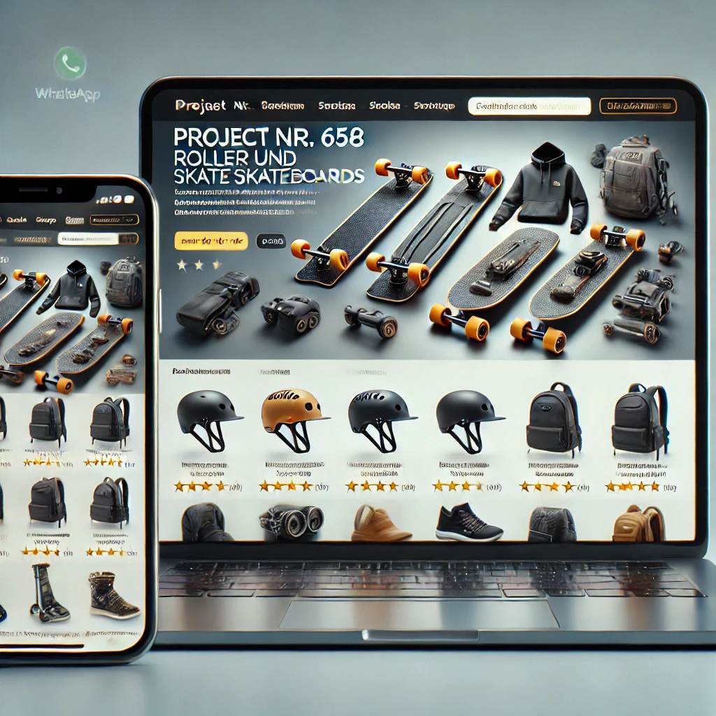 Schlüsselfertiger Roller und Skateboards-Shop