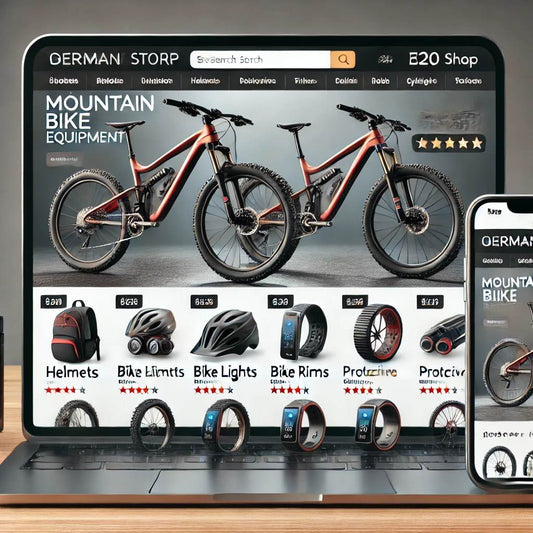 Schlüsselfertiger Onlineshop für Mountainbike-Ausrüstung