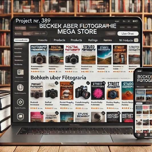 Méga-magasin clé en main de livres de photographie