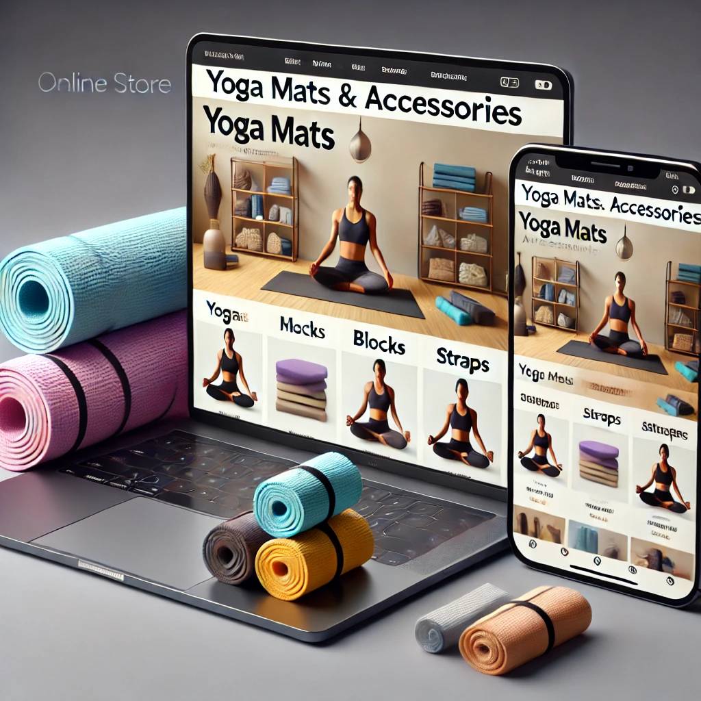 Schlüsselfertiger Onlineshop für Yogamatten & Zubehör