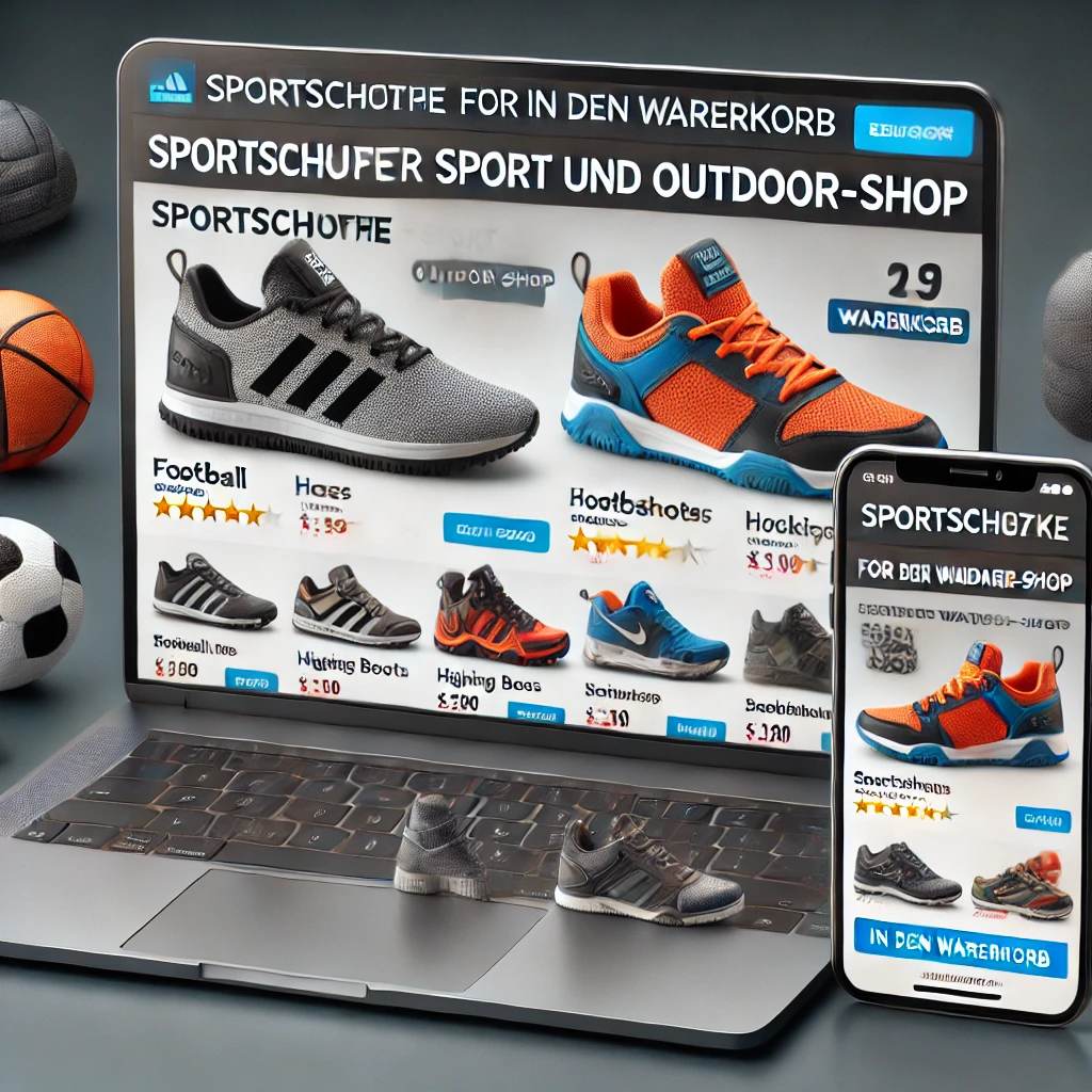 Schlüsselfertiger Onlineshop für Sportschuhe & Outdoor