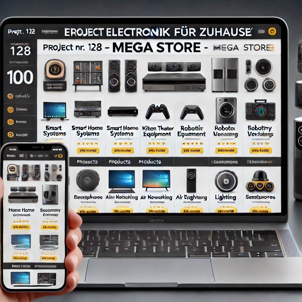 Schlüsselfertiger Mega Store für Elektronik