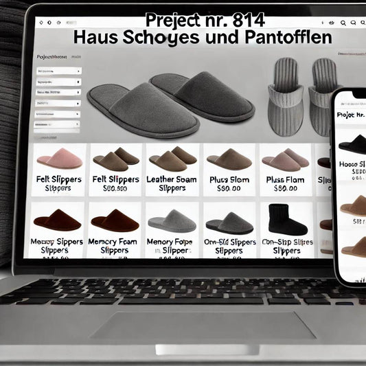 Schlüsselfertiger Onlineshop für Hausschuhe & Pantoffeln