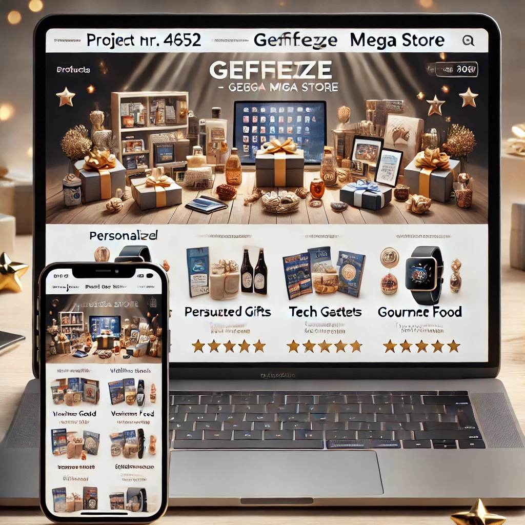 Schlüsselfertiger Onlineshop – Geschenke für jeden Anlass