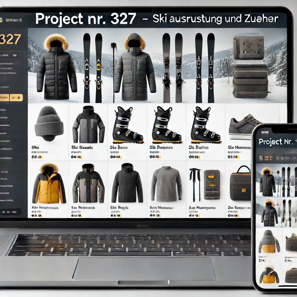 Boutique en ligne clé en main de matériel et accessoires de ski