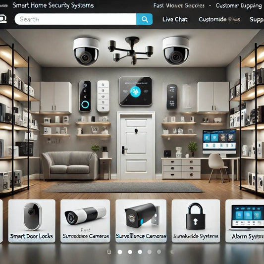 Boutique en ligne clé en main pour systèmes de sécurité pour maison intelligente