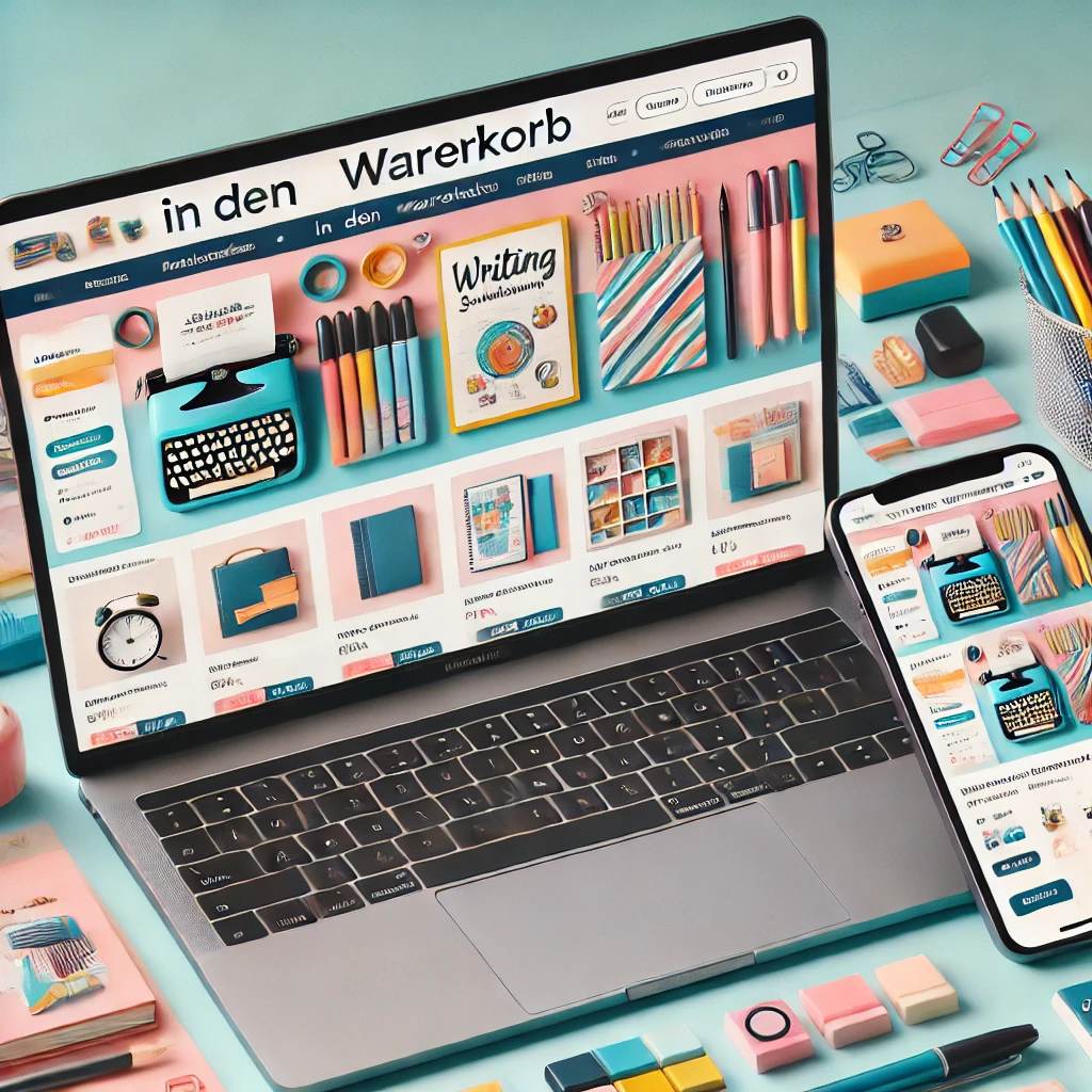 Schlüsselfertiger Onlineshop für Schreibwaren & Papeterie