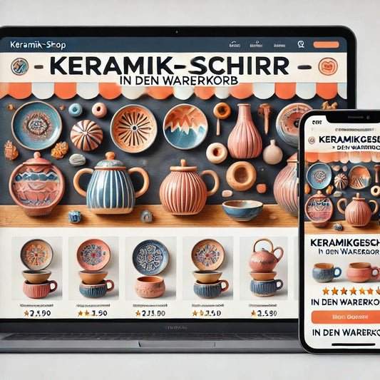 Schlüsselfertiger Onlineshop für Handgefertigtes Keramikgeschirr