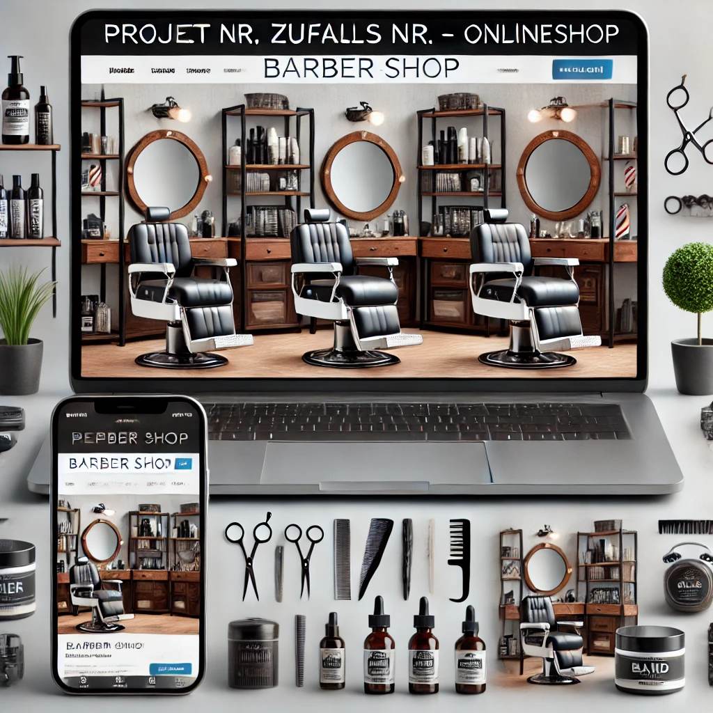 Schlüsselfertiger Onlineshop für Barberbedarf